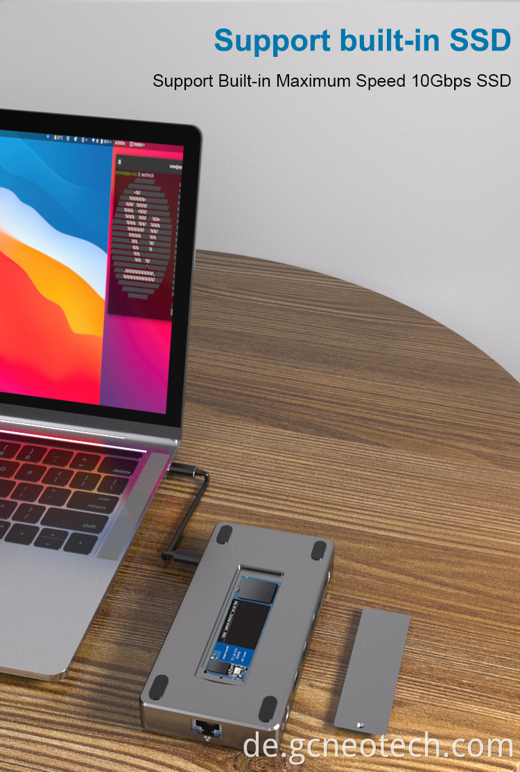 Thunderbolt Dock with Thunderbolt 4 cable